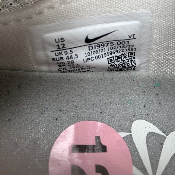 Nike Air VaporMax Flyknit 2021 Phantom Off White DJ9975-001 Women’s Size 12 - Picture 6 of 11